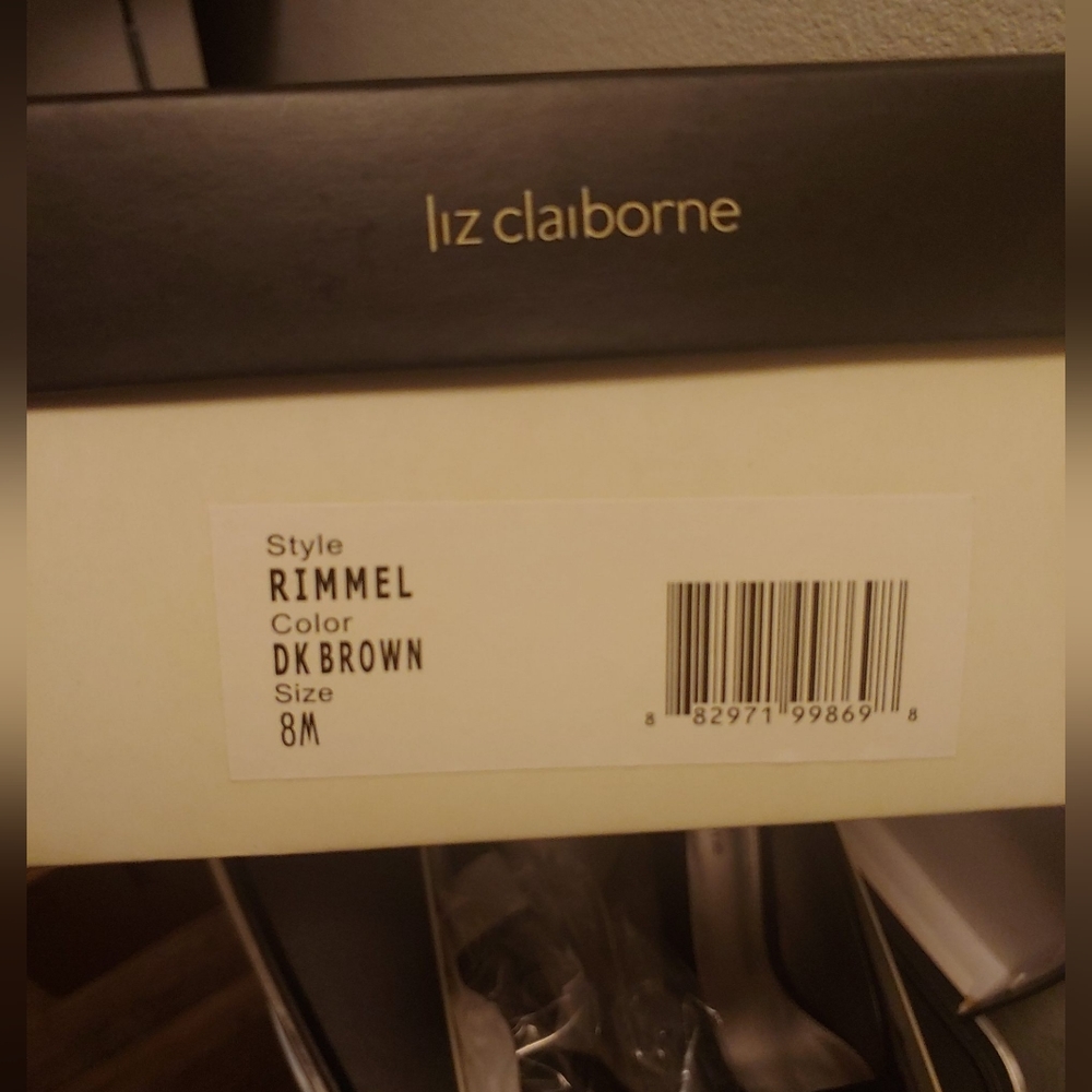 Liz Claiborne dark brown heels
